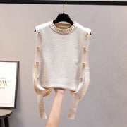 Knitted Loose Top Sweater Vest
