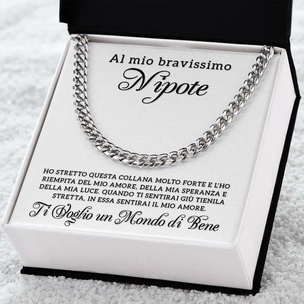 Collana da Uomo - Al Mio Bravissimo Nipote.