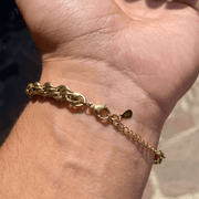 Bracciale Uomo - Corda Oro