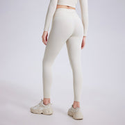 No Embarrassment Line High Waist Pleated Pocket Cloud Feeling Yoga Pants