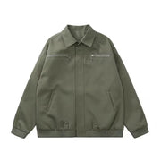 Retro XINGX Zipper Decorations Jacket Men's All-matching Loose Casual Jacket