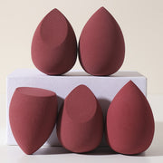 5pcs Flawless Makeup Sponges Blender Set - Perfect for Blending Foundation, Liquid, Cream, and Powder - 5 Puffs Included