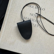 Long Leather Pull Necklace Niche Accessories