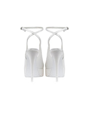 DECOLLETE SLINGBACK AVORIO CON CINTURINO