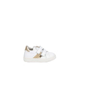 SNEAKERS BIANCHE E ORO