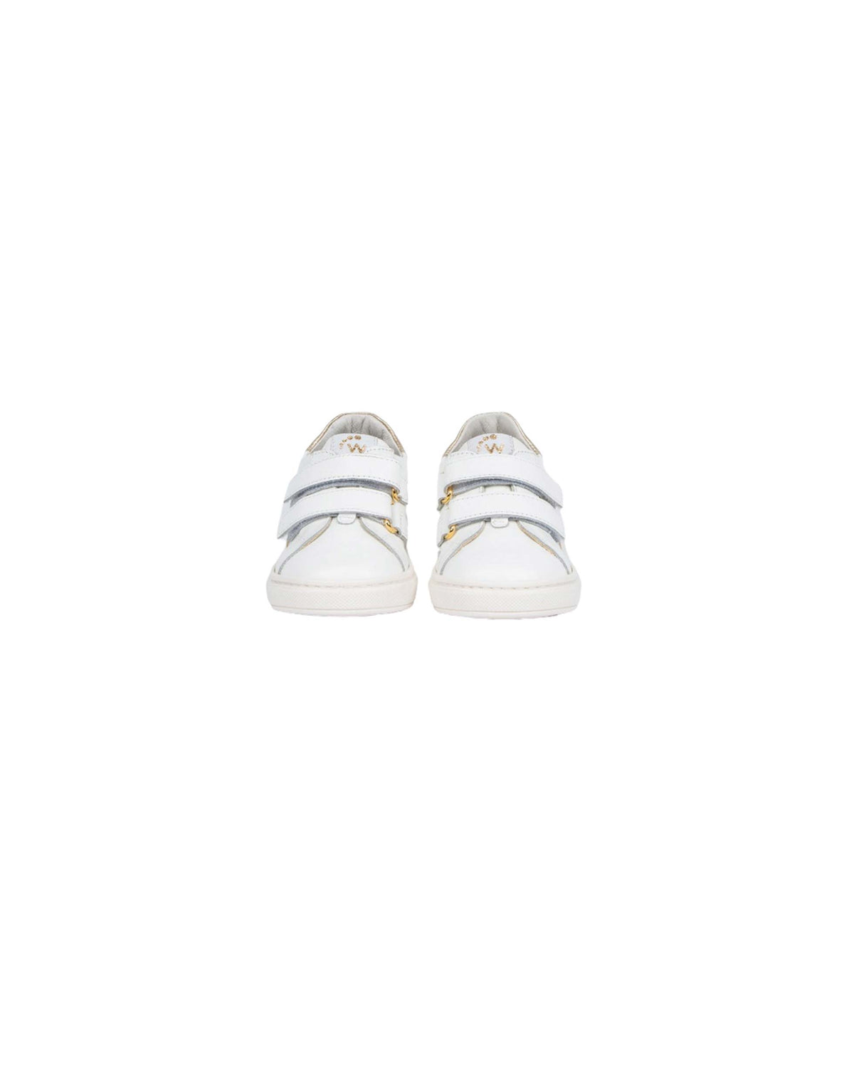 SNEAKERS BIANCHE E ORO