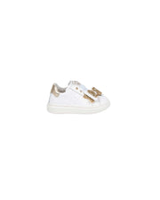 SNEAKERS BIANCHE E ORO