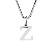 26 English Letter Necklace Titanium Steel Women's