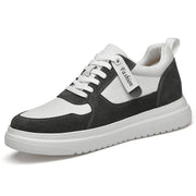 Height Increasing Insole Calf Leather Shoes Breathable