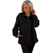 Retro Loose Slim Fit Plaid Long-sleeved Coat For Women