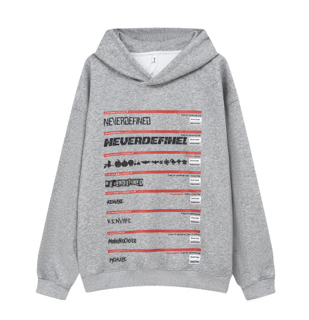 American Letter Print Sweatshirt Men's Autumn And Winter