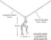 Collana Mamma e Figlio - Ti voglio bene.