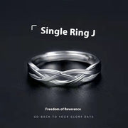 Hip Hop Men's Ring Retro Easy Matching Adjustable