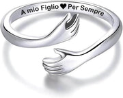 Anello da Uomo in Argento Sterling 925 - A mio Figlio
