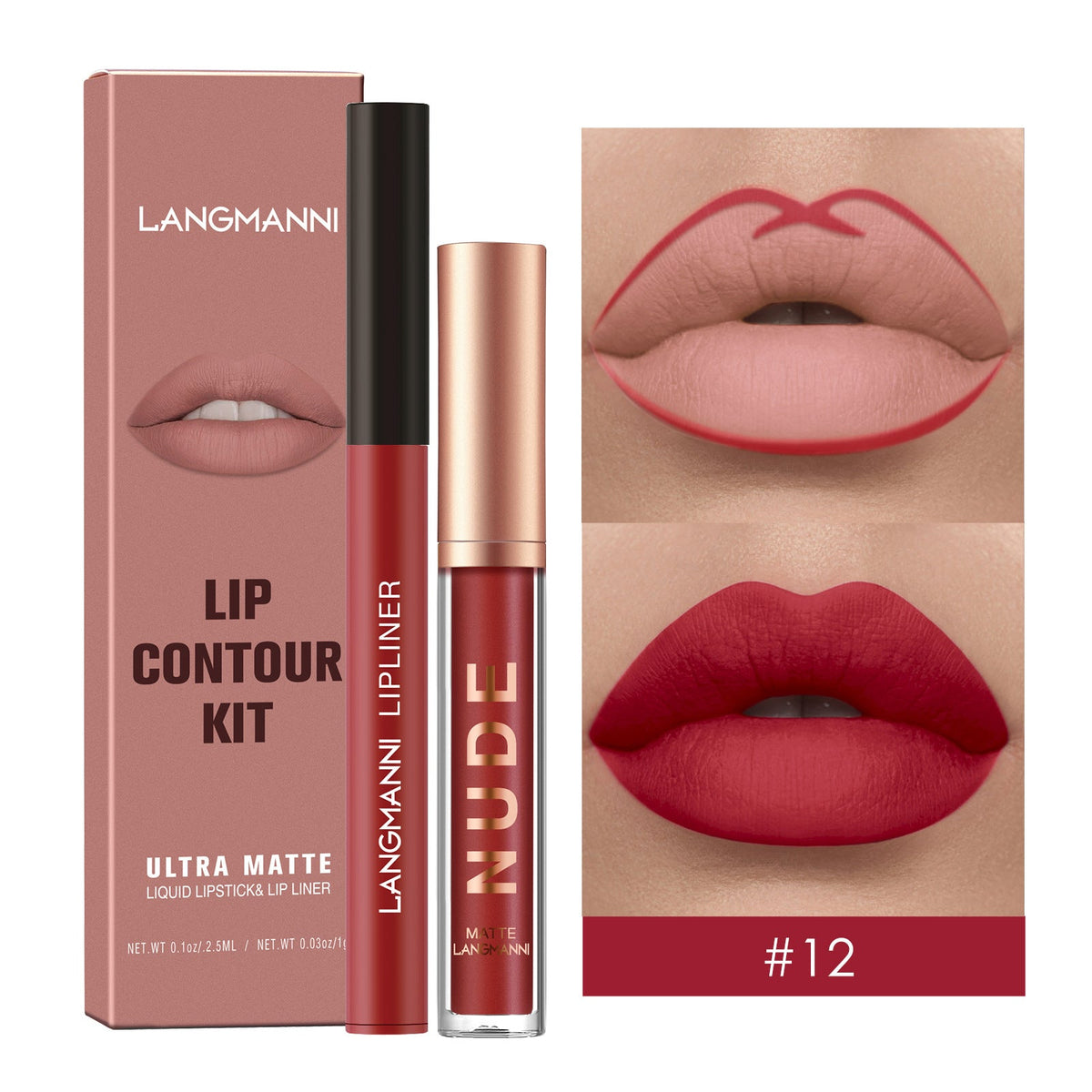 Makeup No Stain On Cup Matte Lip Gloss Suit