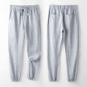 Pantaloni casual da uomo in lino