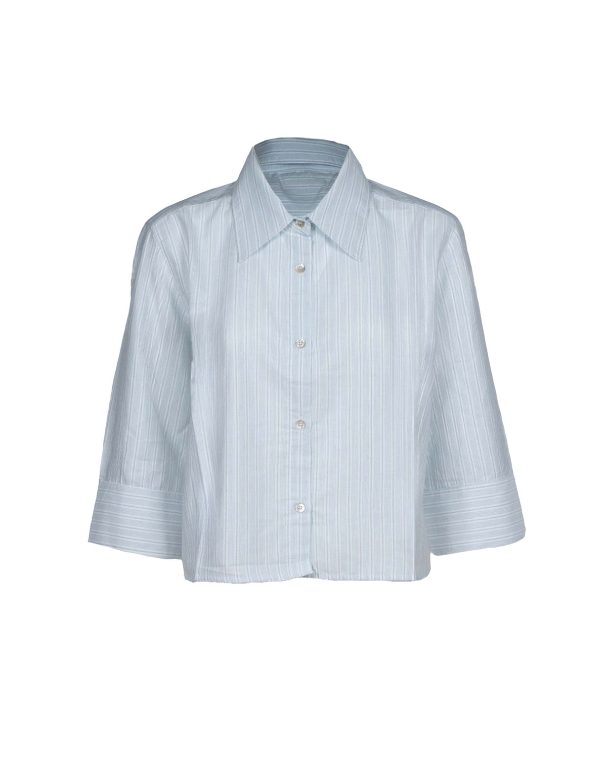 CAMICIA BIANCA E AZZURRA