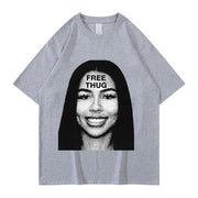 Women's Retro Short Sleeve Top Hip Hop T-shirt