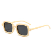 Street Snap New Retro Frame Square Sunglasses