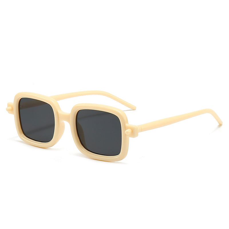 Street Snap New Retro Frame Square Sunglasses