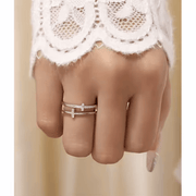Anello da Donna in Argento Sterling 925 Per mia Moglie- Croce
