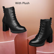 S Women's Shoes British Style Autumn And Winter Single Boots High Heels Women