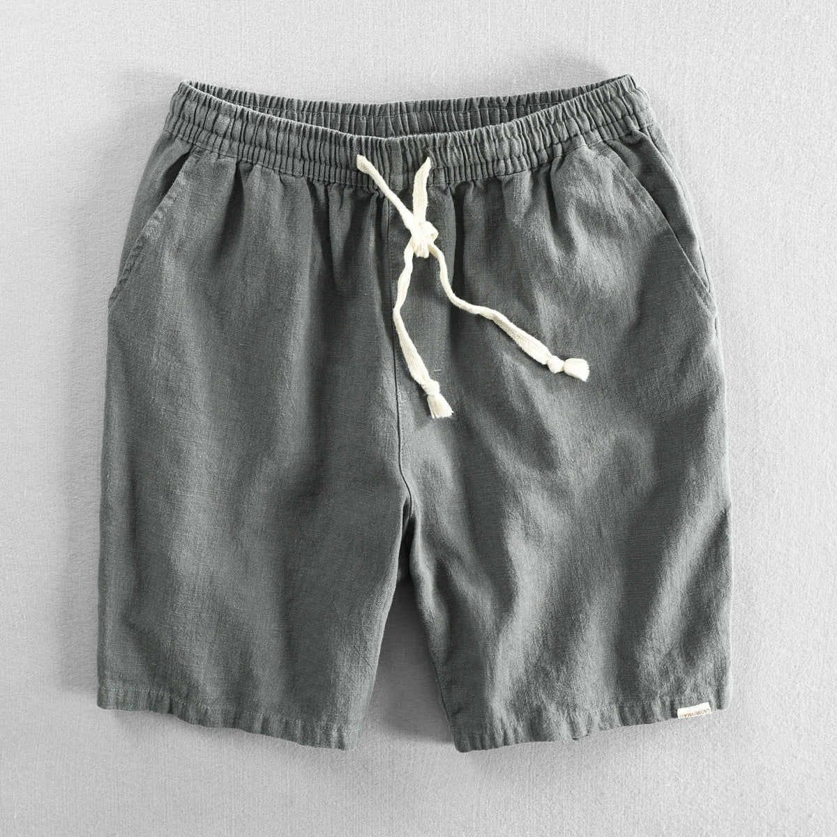 Pantaloni casual cropped elasticizzati da uomo