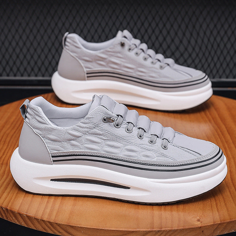 Breathable Canvas Shoes Thick Sole Slip-on