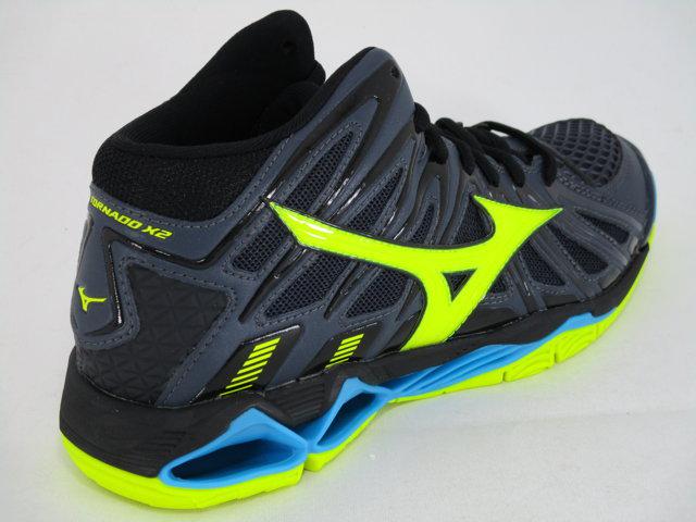 Mizuno Tornado X2 Mid V1GA181747 Uomo Nero - Scarpe Pallavolo