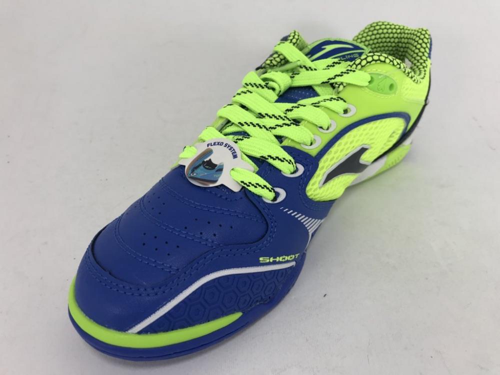 Joma scarpa da calcetto indoor uomo Dribling 836 DRIW.836.IN verde fluo-azzurro