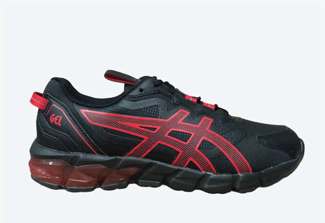 Asics Gel Quantum 90 1201A064-004 Uomo Nero Rosso - Sneakers