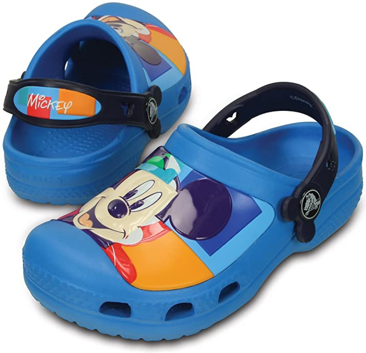 Crocs sandalo sabot da bambino Creative Mickey™ Jet Set Clog 202693-4DG blu oceano