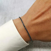 Bracciale Tennis Nero - Cugino