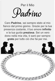 Bracciale Cubano - Per il Mio Padrino