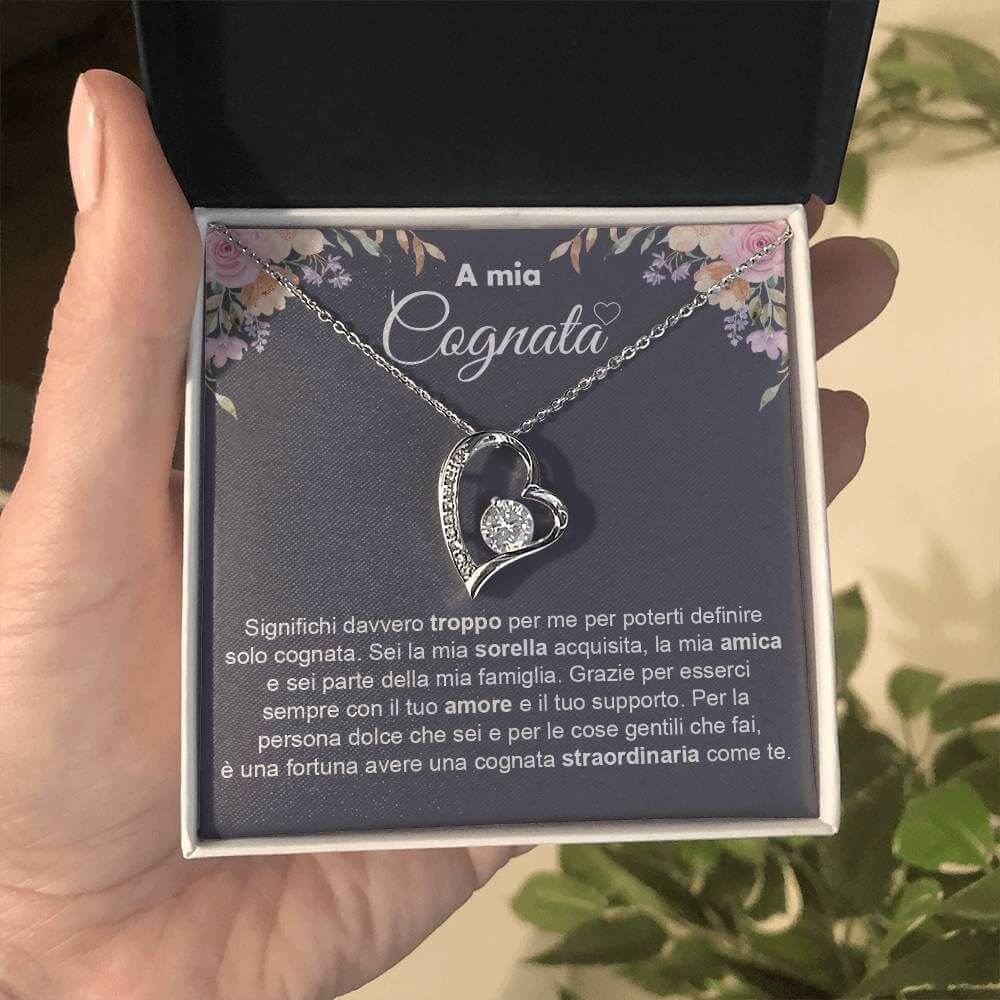 Collana  A mia Cognata - Argento