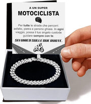 Bracciale Cubano - Motociclista