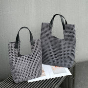Light Luxury Hand-woven Bag Silk Satin Windmill Knot Hollow Special-interest Design