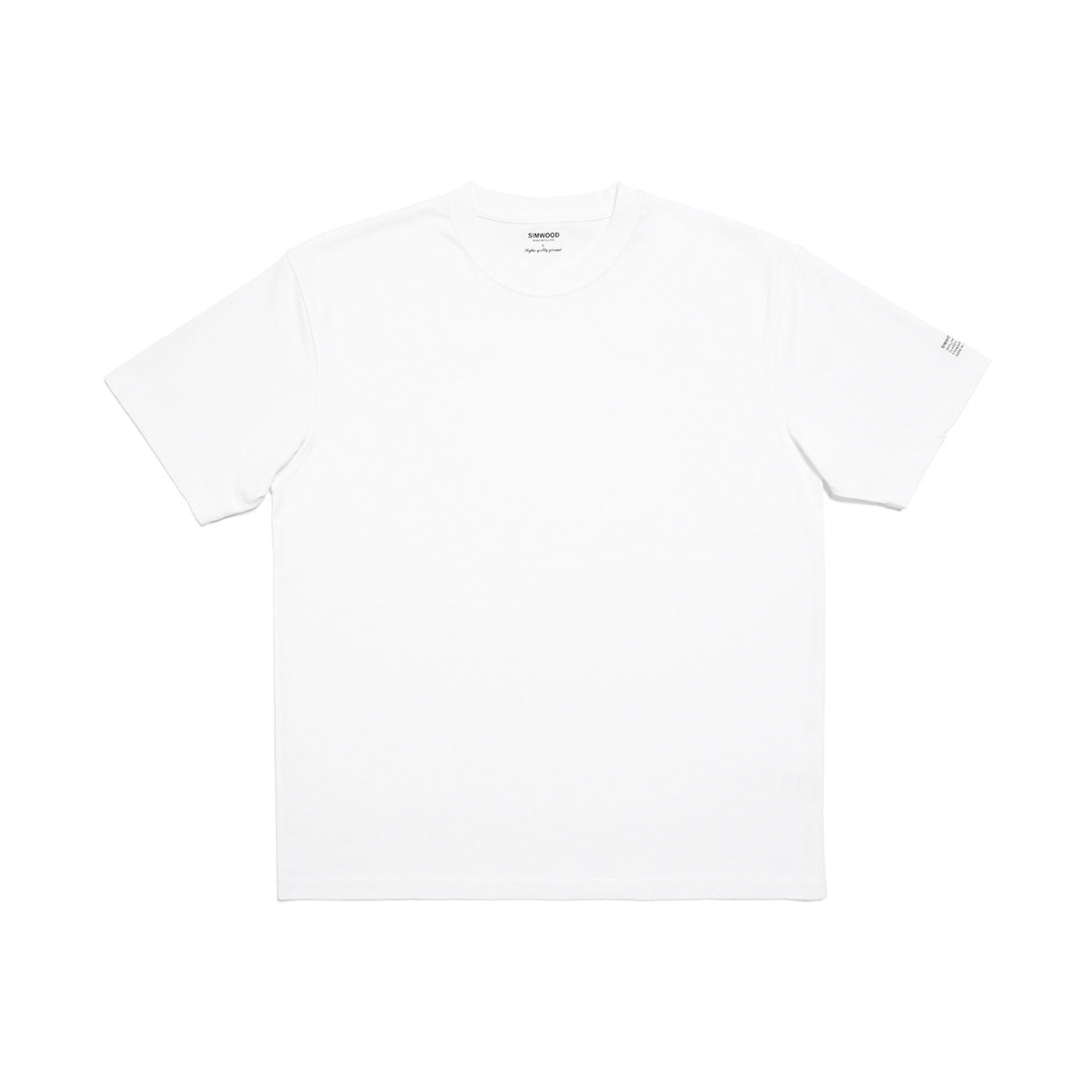 Basic Solid Color Heavy Underwear Short-sleeved T-shirt Men
