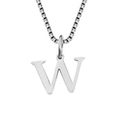 26 English Letter Necklace Titanium Steel Women's