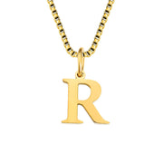 26 English Letter Necklace Titanium Steel Women's