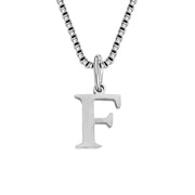 26 English Letter Necklace Titanium Steel Women's