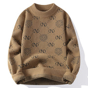 Men's Thickened Round Neck Sweater Loose