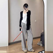 Casual Three-piece Suit Women's Spring Sun Protection Long Sleeve Cardigan