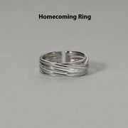 Hip Hop Men's Ring Retro Easy Matching Adjustable