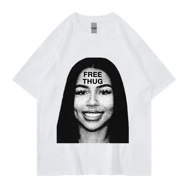 Women's Retro Short Sleeve Top Hip Hop T-shirt