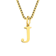 26 English Letter Necklace Titanium Steel Women's