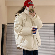 Winter Female With Hearts Short Down Jacket Coat
