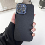 Solid Color Lychee Pattern Phone Case