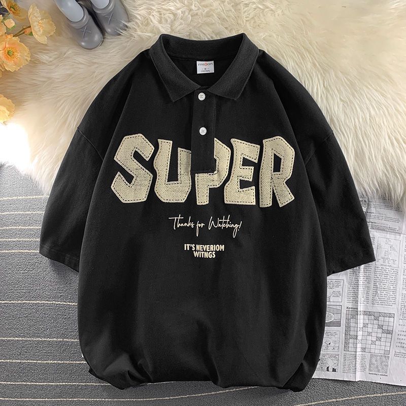Men's Loose Versatile Half-length Sleeve Top