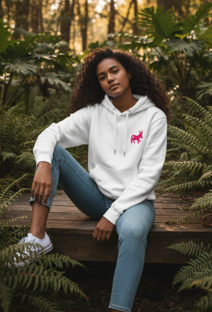 Maglia Hoodie Donna Glacierose